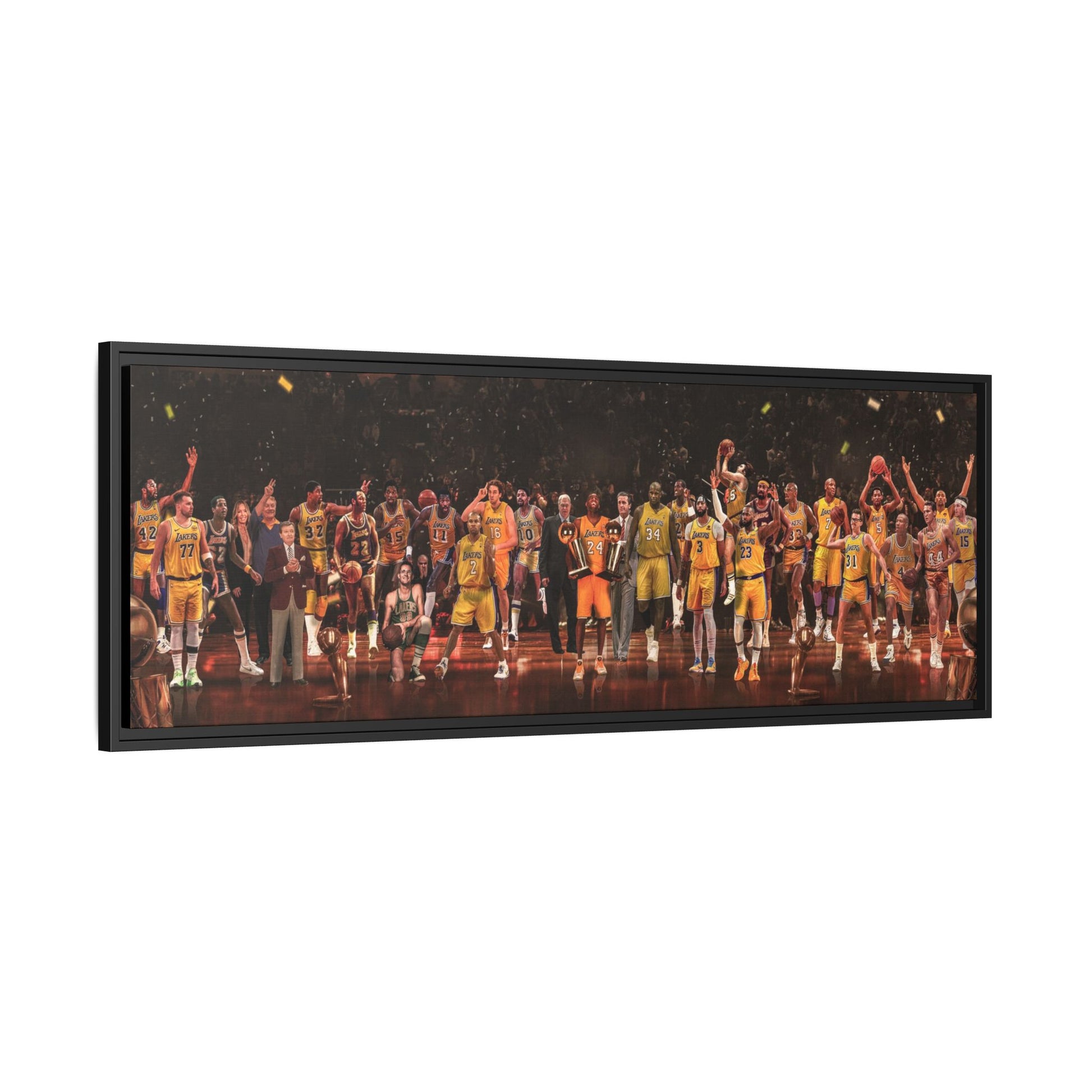 Lakers | "Legends of the Past & Present" | FRAMED CANVAS