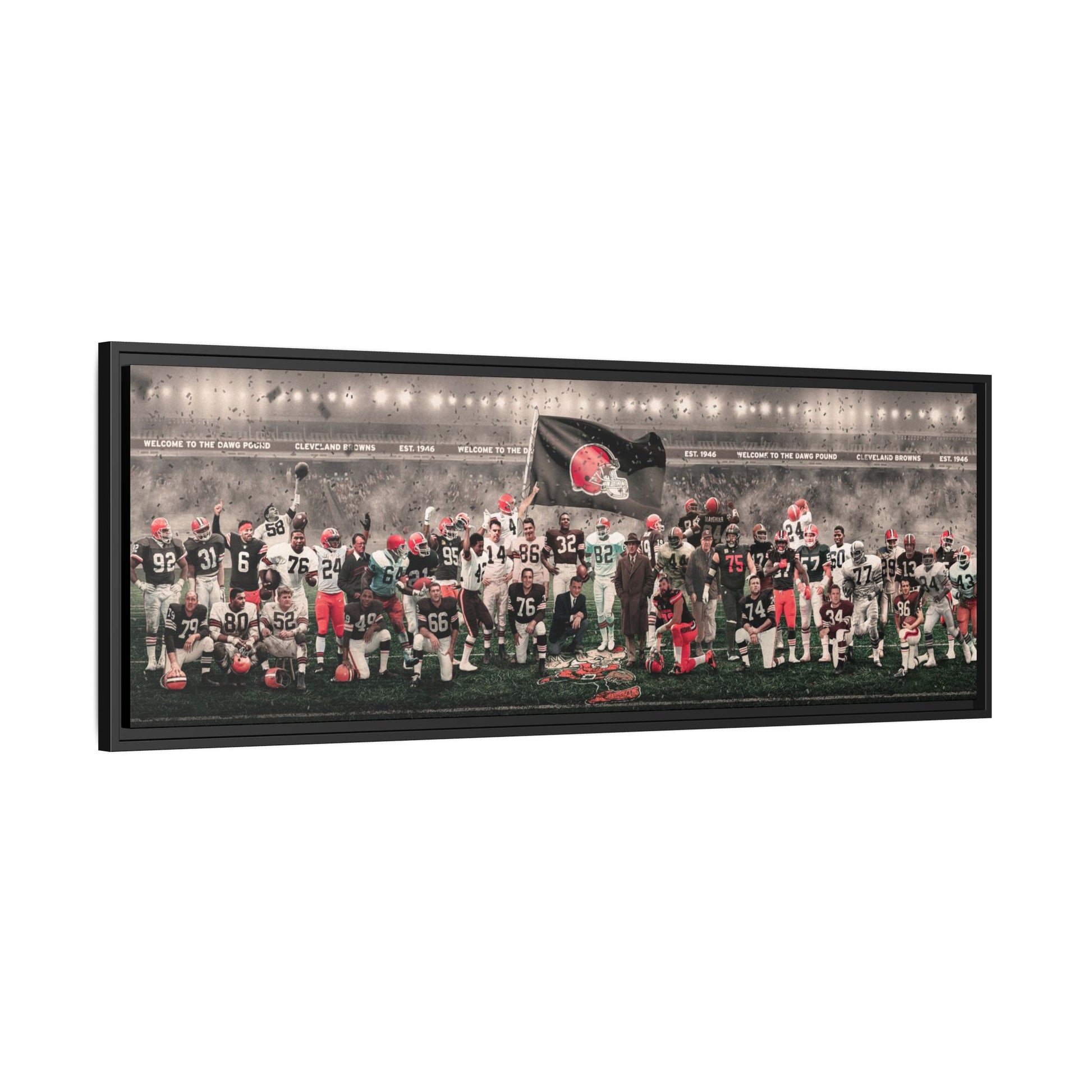 Browns | "Legends of the Past & Present" | FRAMED CANVAS