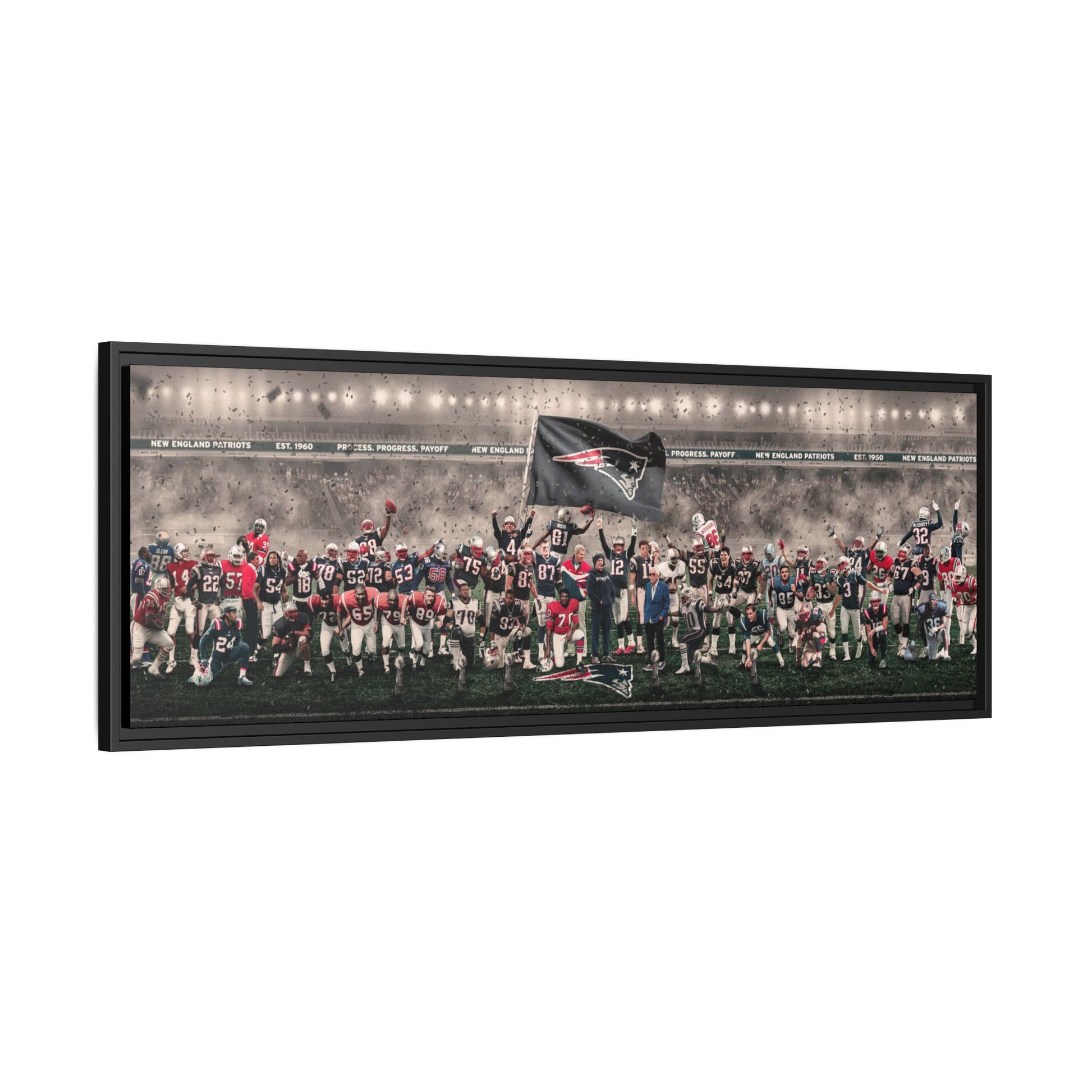 Patriots | "Legends of the Past & Present" | FRAMED CANVAS