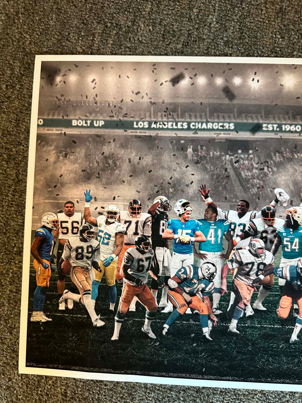 "Legends of the Past & Present" | Los Angeles Football LAC Edition | 3 FT LONG ( 36x12")