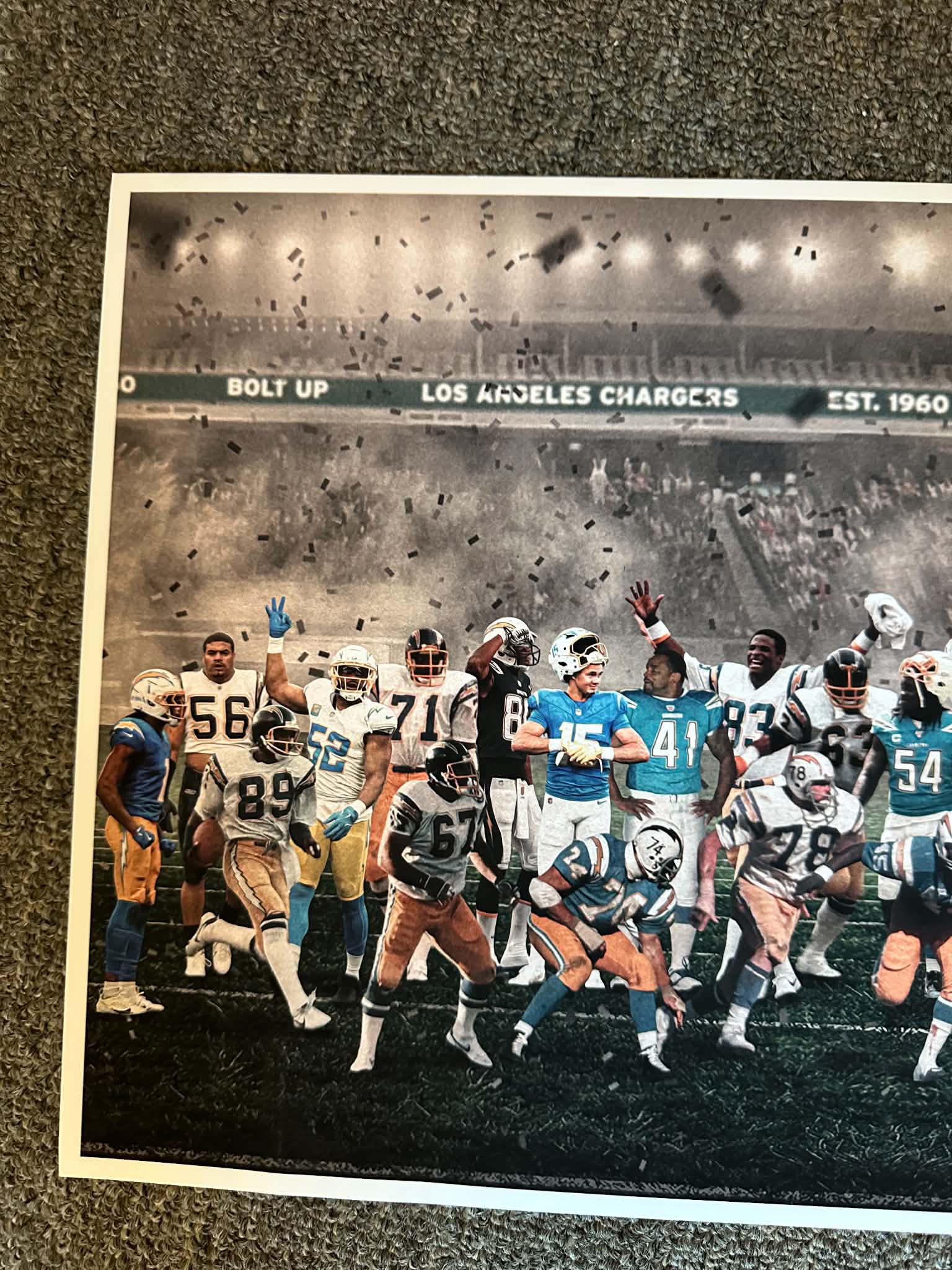 "Legends of the Past & Present" | Los Angeles Football LAC Edition | 3 FT LONG ( 36x12")