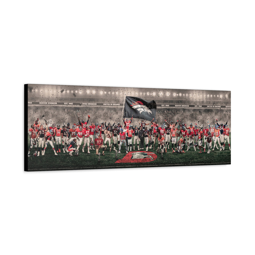 Broncos | "Legends of the Past & Present" | Canvas [ unframed ]