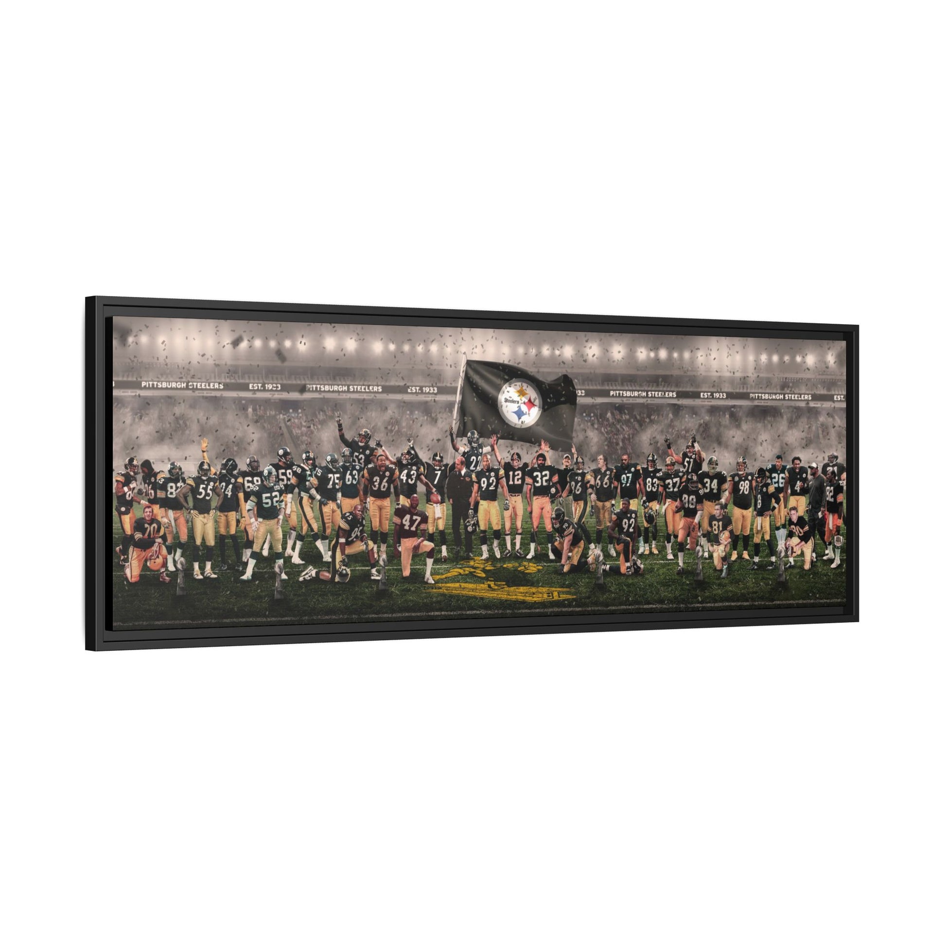 Steelers | "Legends of the Past & Present" | FRAMED CANVAS