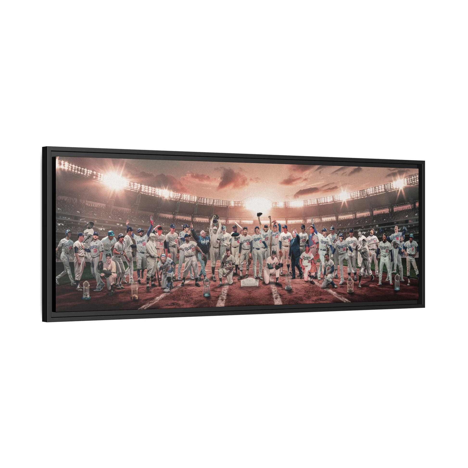 Dodgers | "Legends of the Past & Present" | FRAMED CANVAS