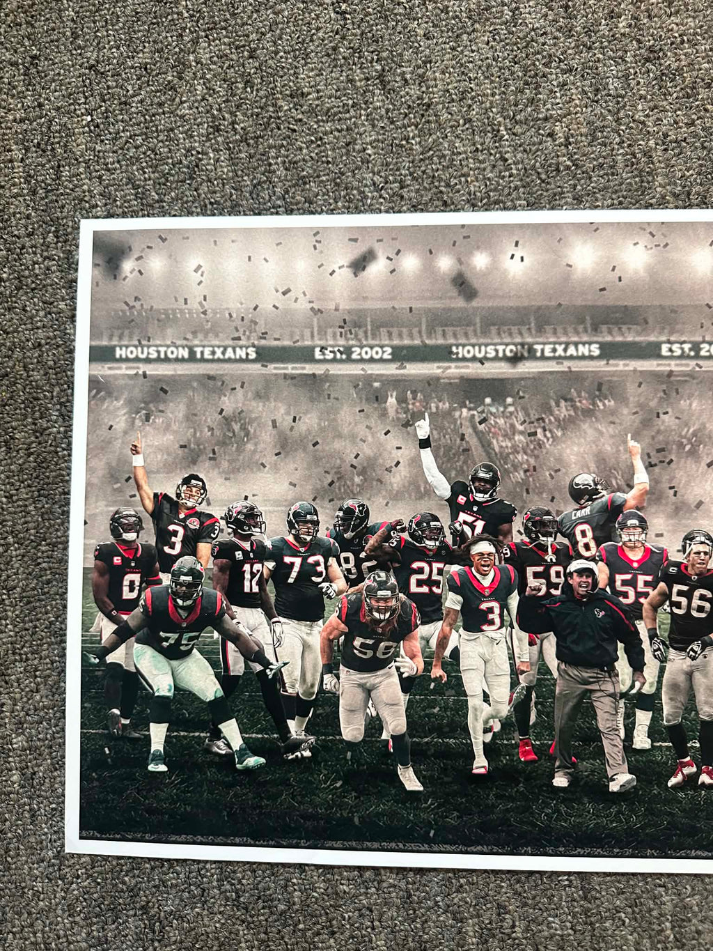 "Legends of the Past & Present" | Houston Football Edition | 3 FT LONG ( 36x12")