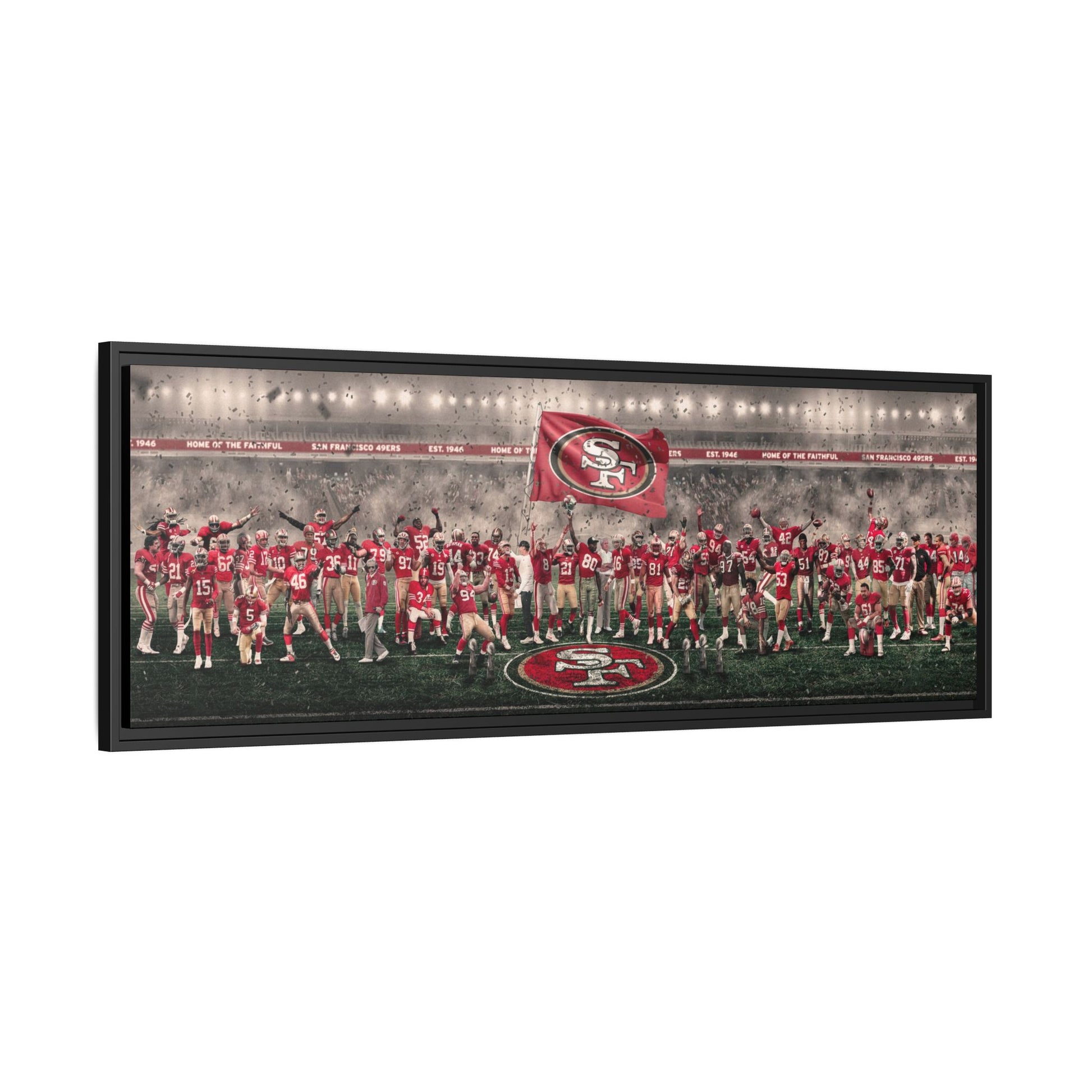49ers | "Legends of the Past & Present" | FRAMED CANVAS