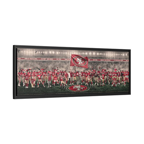 49ers | "Legends of the Past & Present" | FRAMED CANVAS