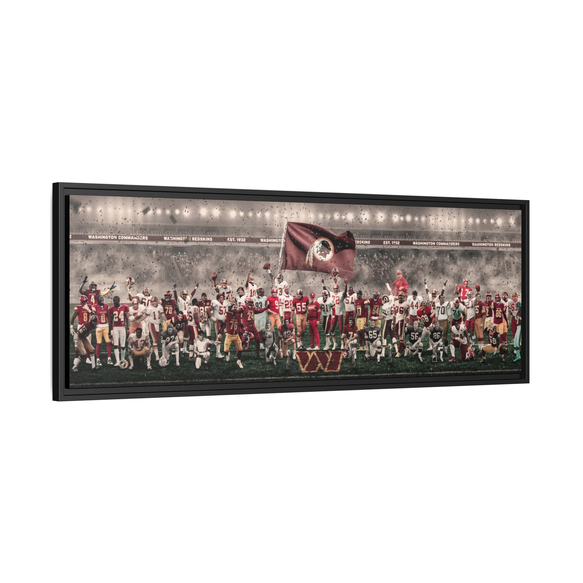 Commanders | "Legends of the Past & Present" | FRAMED CANVAS