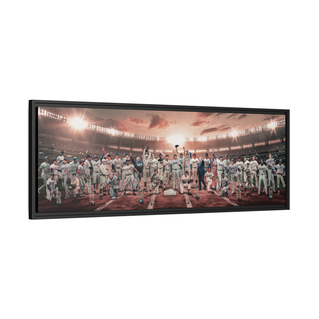 Dodgers | "Legends of the Past & Present" | FRAMED CANVAS