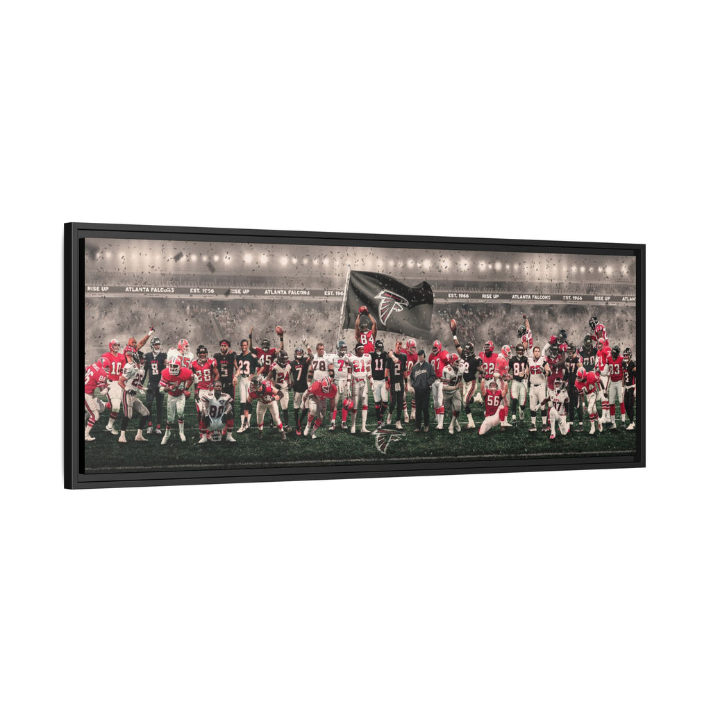 Falcons  | "Legends of the Past & Present" | FRAMED CANVAS