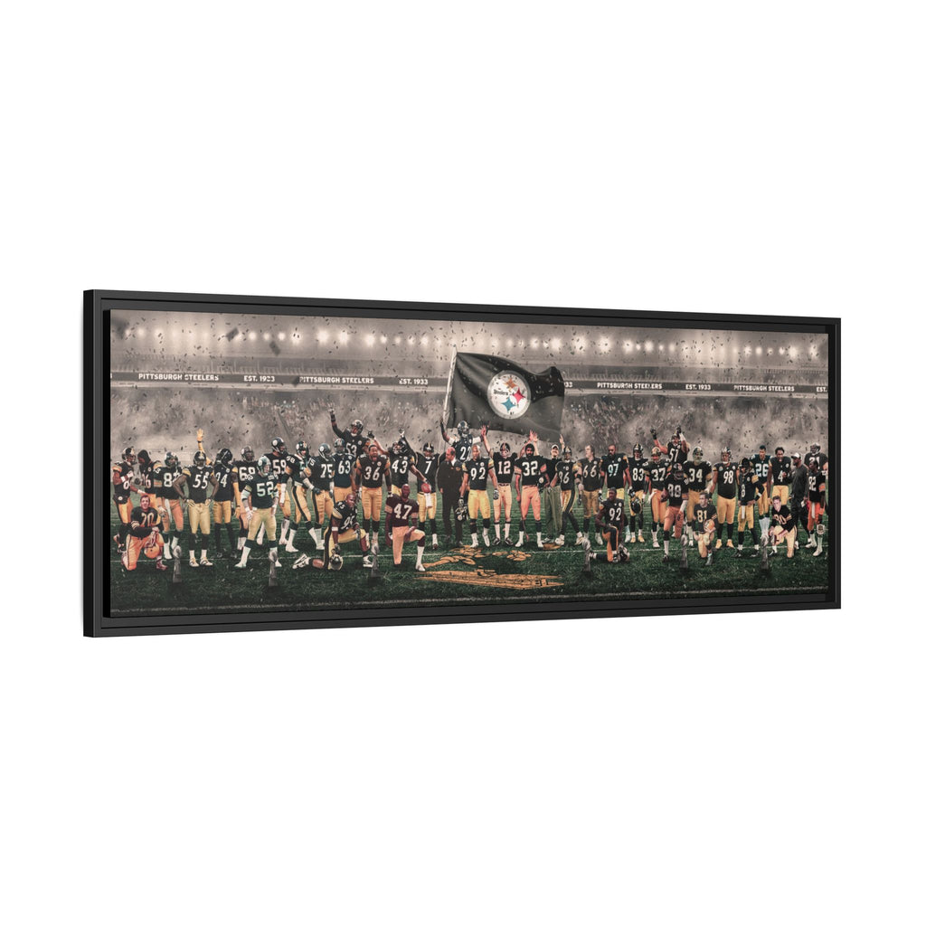 Steelers | "Legends of the Past & Present" | FRAMED CANVAS