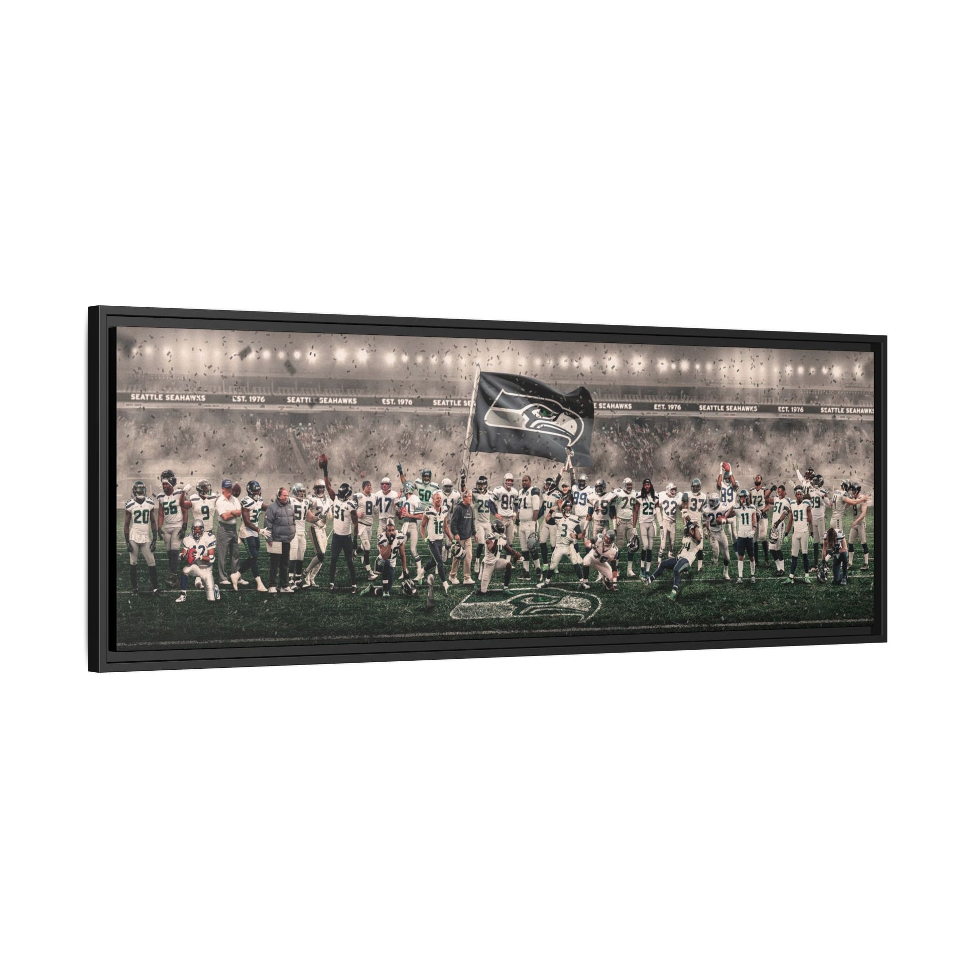 Seahawks | "Legends of the Past & Present" | FRAMED CANVAS