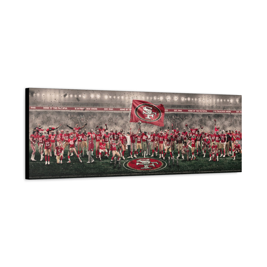 49ers | "Legends of the Past & Present" | Canvas [ unframed ]