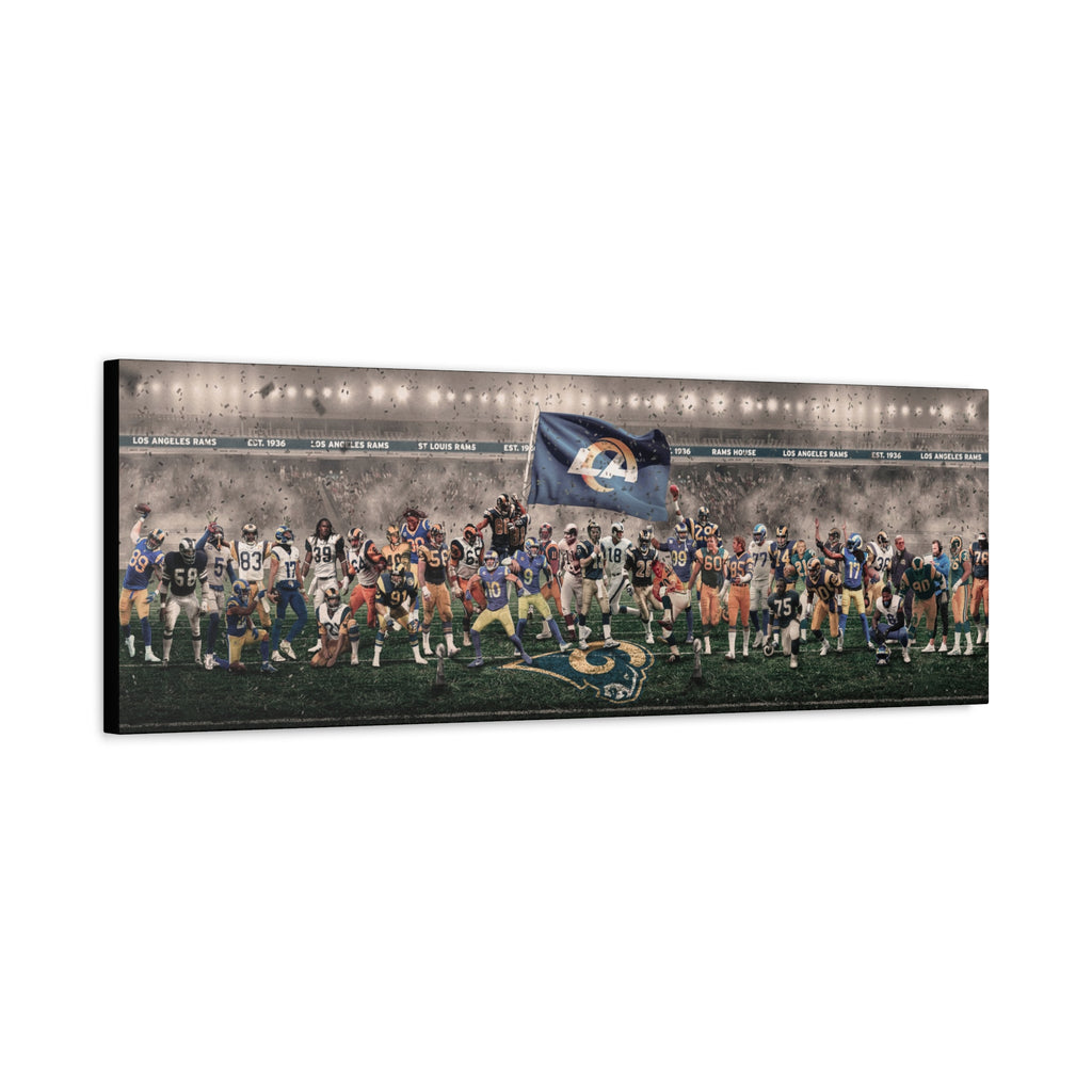 Rams | "Legends of the Past & Present" | Canvas [ unframed ]