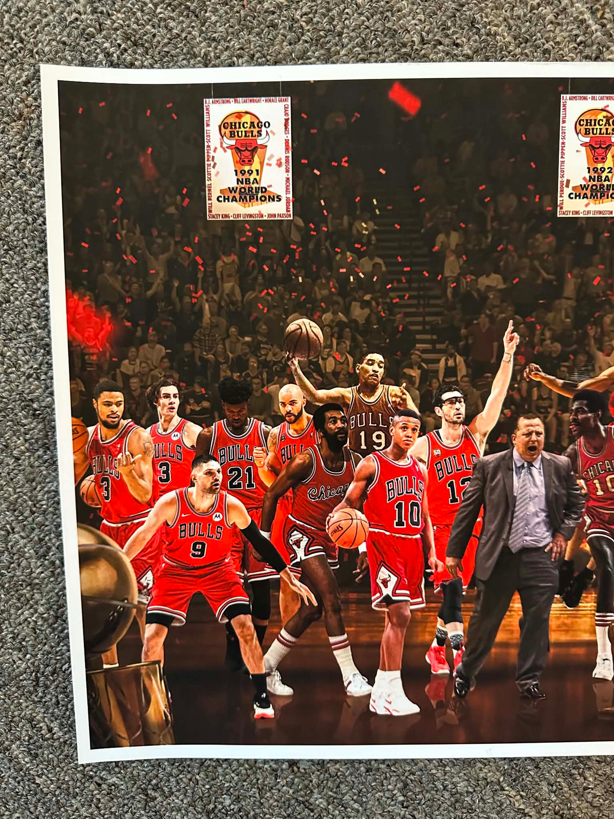 "Legends of the Past & Present" | Chicago Basketball Edition | 3 FT LONG ( 36x12")