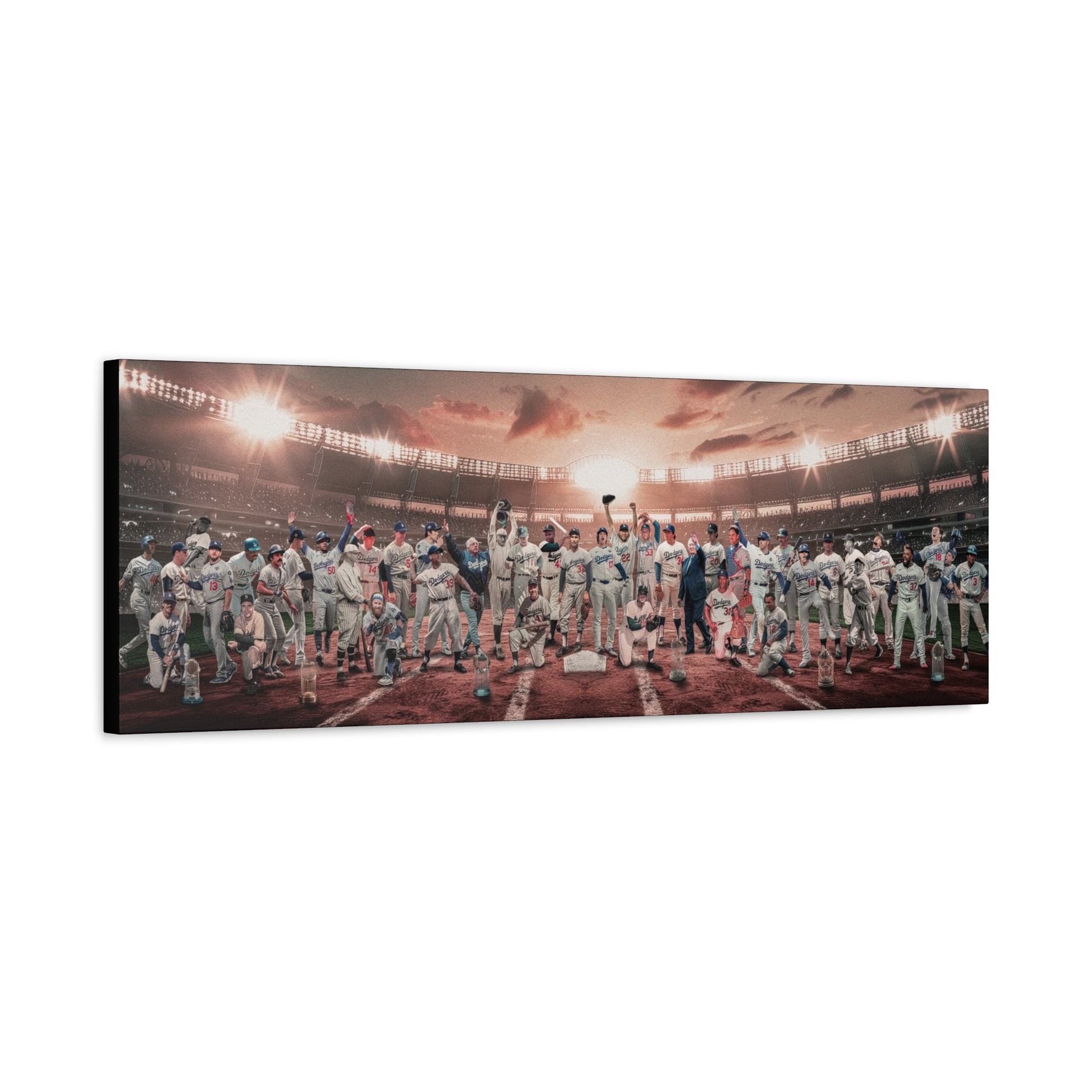 Dodgers  | "Legends of the Past & Present" | Canvas [ unframed ]