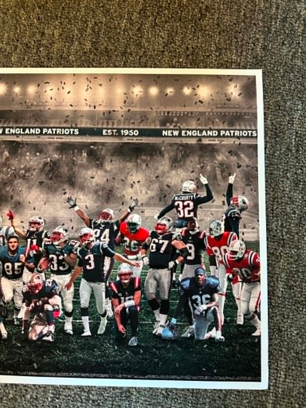 "Haters Gonna Hate" | Boston Football Edition | 3 FT LONG ( 36x12")