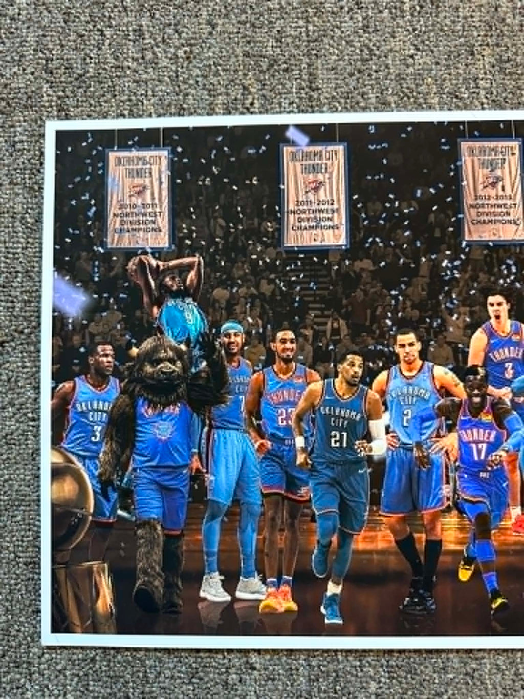 "Legends of the Past & Present" | OKC Basketball Edition | 3 FT LONG ( 36x12")