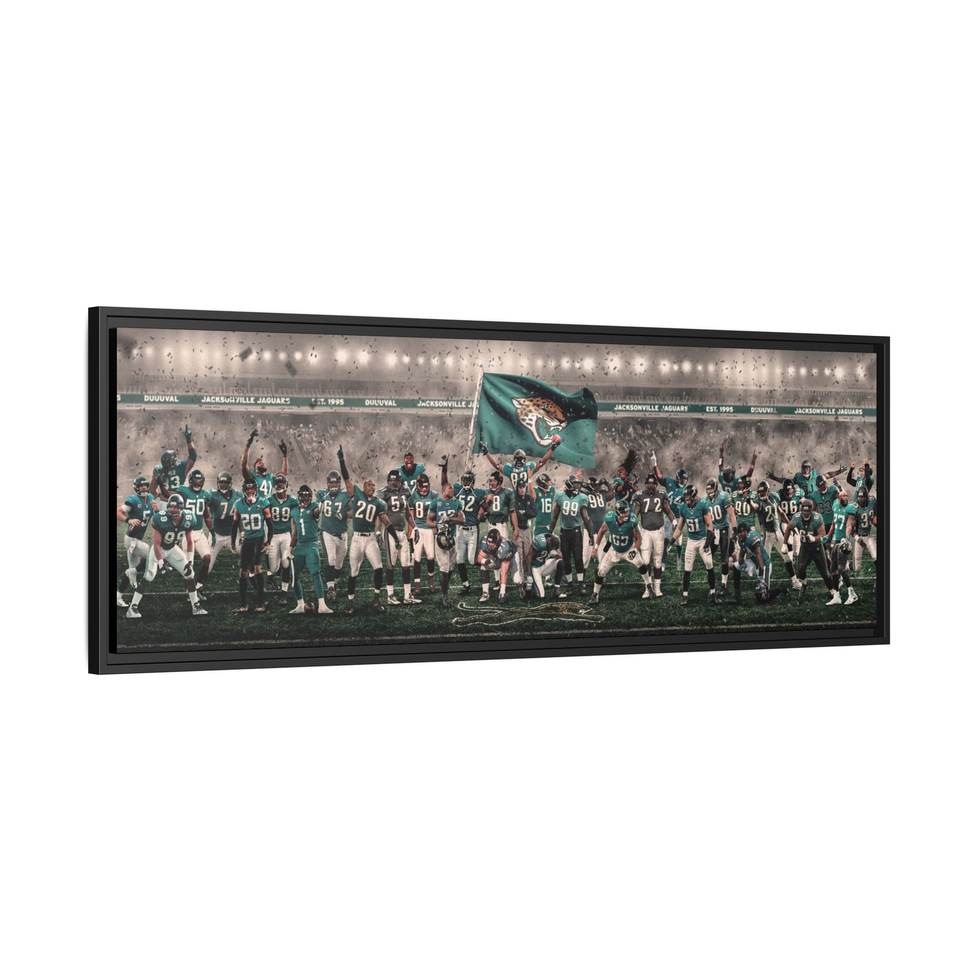 Jaguars | "Legends of the Past & Present" | FRAMED CANVAS