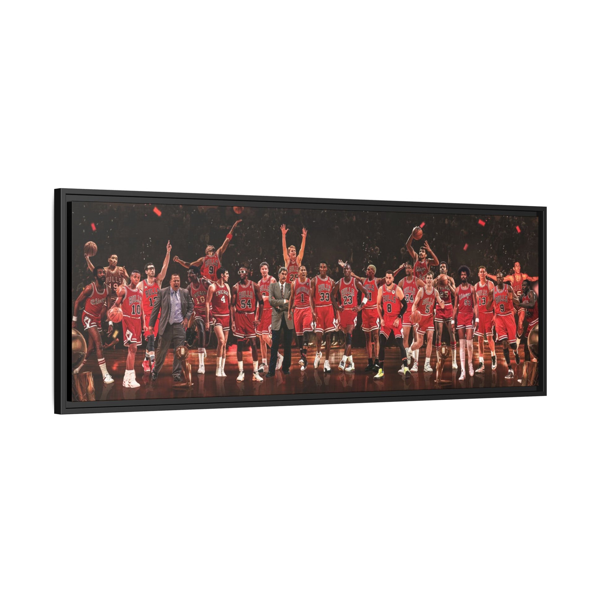 Bulls | "Legends of the Past & Present" | FRAMED CANVAS