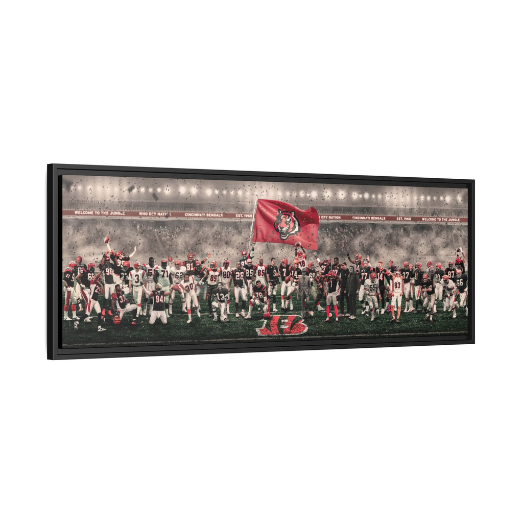 Bengals | "Legends of the Past & Present" | FRAMED CANVAS