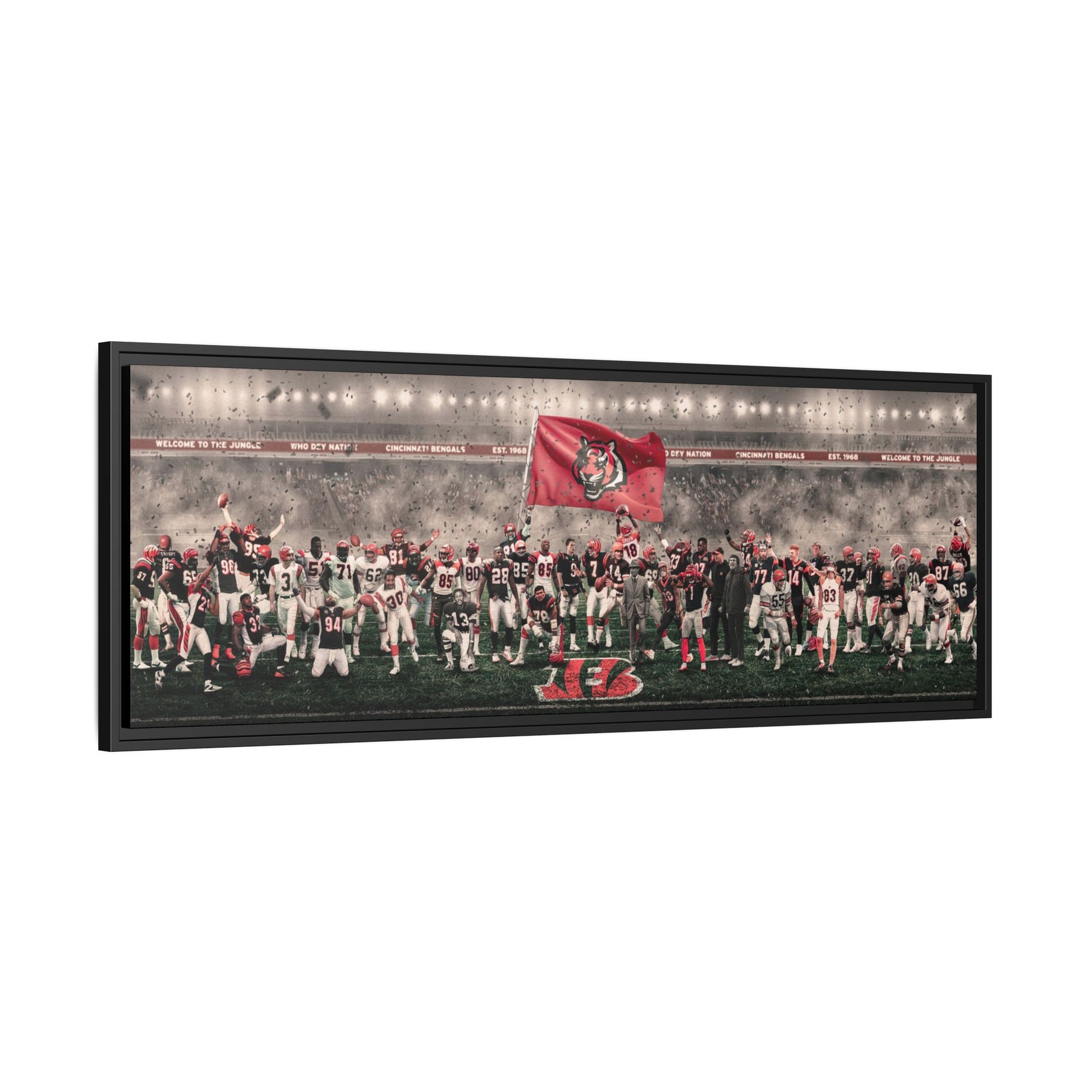 Bengals | "Legends of the Past & Present" | FRAMED CANVAS