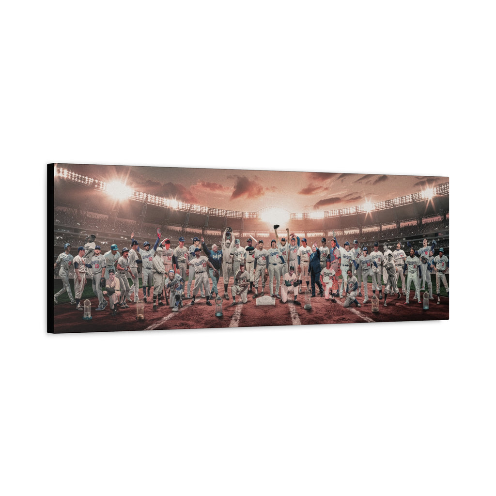 Dodgers | "Legends of the Past & Present" | Canvas [ unframed ]