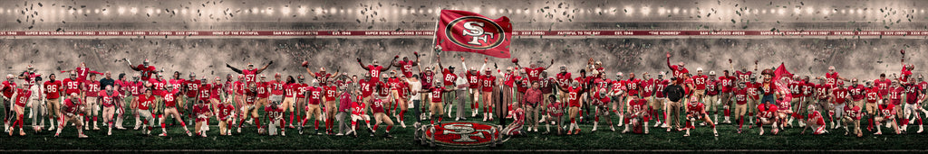 49ERS | "THE HUNDRED" | 6 FT LONG * 72"x12"