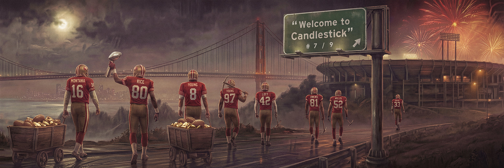 "WELCOME TO CANDLESTICK" | LIMITED EDITION /9 | FINE ART MATTE PRINT | 3 FT LONG * 36"x12"