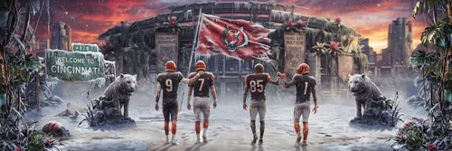"WELCOME TO CINCINNATI" | LIMITED EDITION /9 | FINE ART MATTE PRINT | 3 FT LONG * 36"x12"