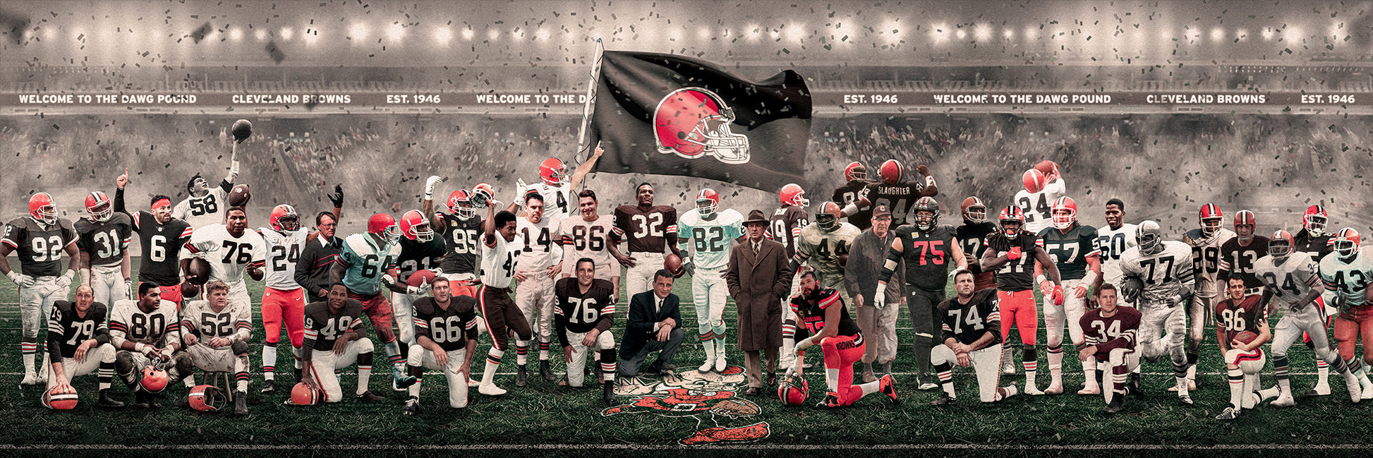 Browns | "Legends of the Past & Present" | Canvas [ unframed ]