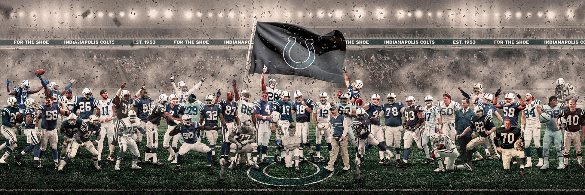 Colts | "Legends of the Past & Present" | Canvas [ unframed ]