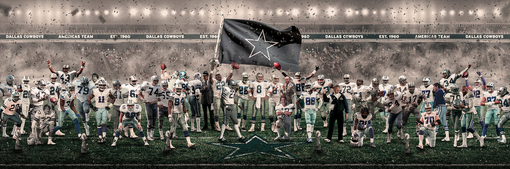 Cowboys | "Legends of the Past & Present" | FRAMED CANVAS