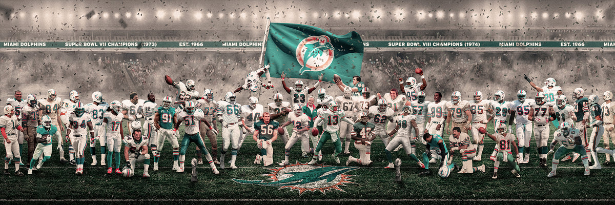 "Legends of the Past & Present" | Miami Football Edition | 3 FT LONG ( 36x12")