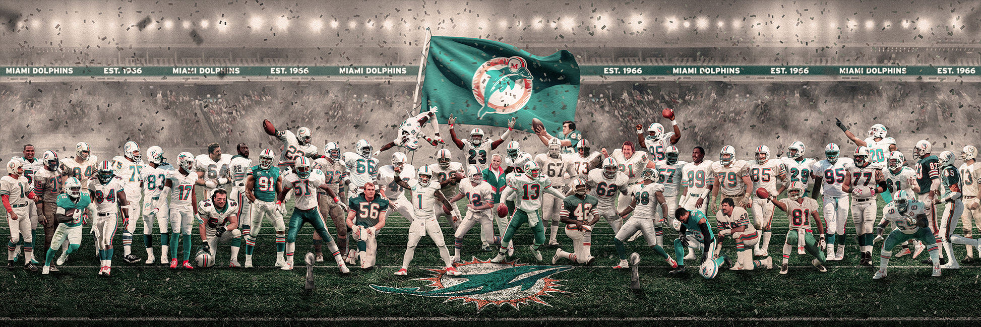 Dolphins | "Legends of the Past & Present" | Canvas [ unframed ]