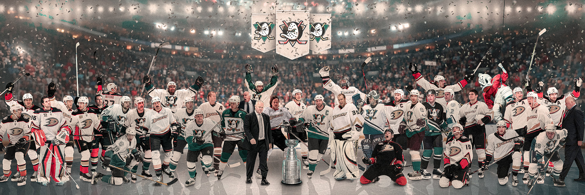 Ducks | "Legends of the Past & Present" | FRAMED CANVAS