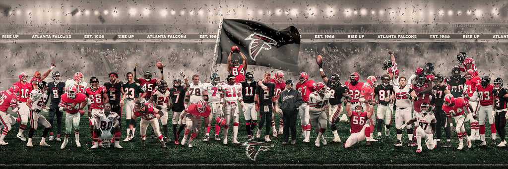 Falcons  | "Legends of the Past & Present" | Canvas [ unframed ]