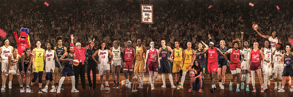 "Legends of the Past & Present" | Indiana Womens Basketball Edition | 3 FT LONG ( 36x12") Fine Art Matte Print