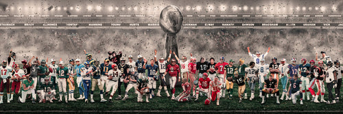 "Legends of the Past & Present" : QB  Edition | Canvas [ unframed ]