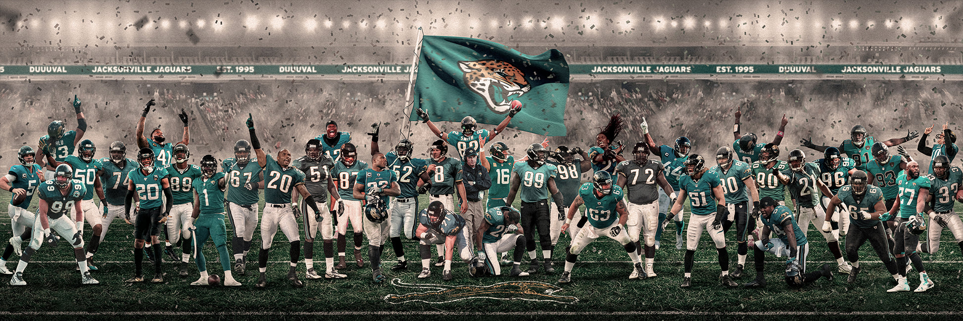 Jaguars | "Legends of the Past & Present" | Canvas [ unframed ]
