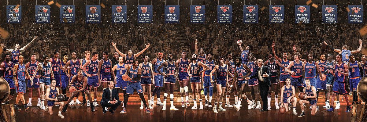 "Legends of the Past & Present" | New York Basketball NYK Edition | 3 FT LONG ( 36x12")
