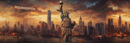 "THE KINGS OF NEW YORK" | LIMITED EDITION /9 | FINE ART MATTE PRINT | 3 FT LONG * 36"x12"