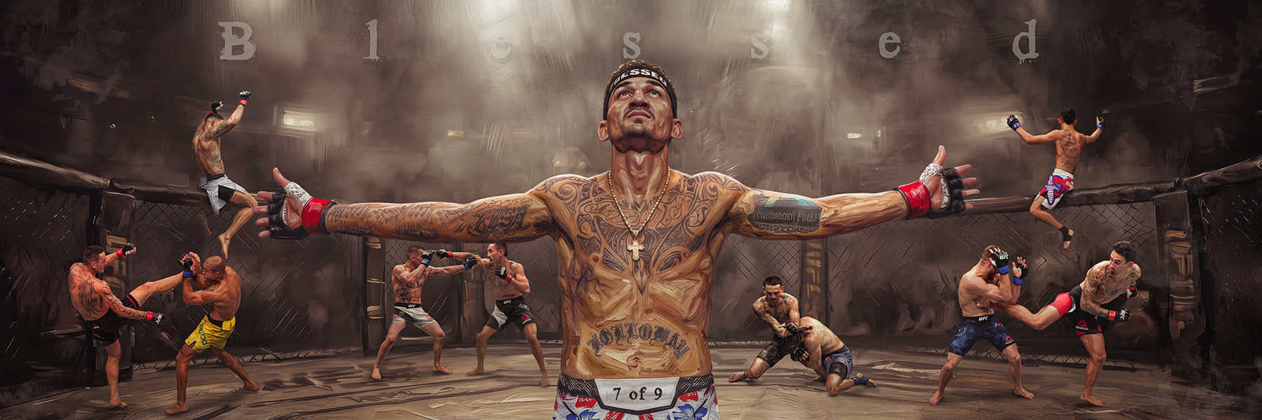 "BLESSED" | LIMITED EDITION /9 | FINE ART MATTE PRINT | 3 FT LONG * 36"x12"