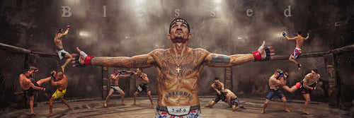 "BLESSED" | LIMITED EDITION /9 | FINE ART MATTE PRINT | 3 FT LONG * 36"x12"