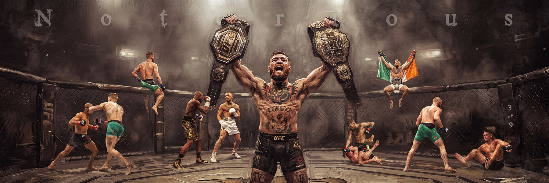 "NOTORIOUS" | LIMITED EDITION /9 | FINE ART MATTE PRINT | 3 FT LONG * 36"x12"