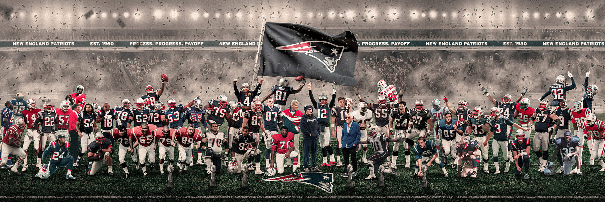 Patriots | "Legends of the Past & Present" | Canvas [ unframed ]