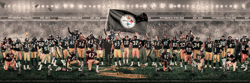 Steelers | "Legends of the Past & Present" | Canvas [ unframed ]