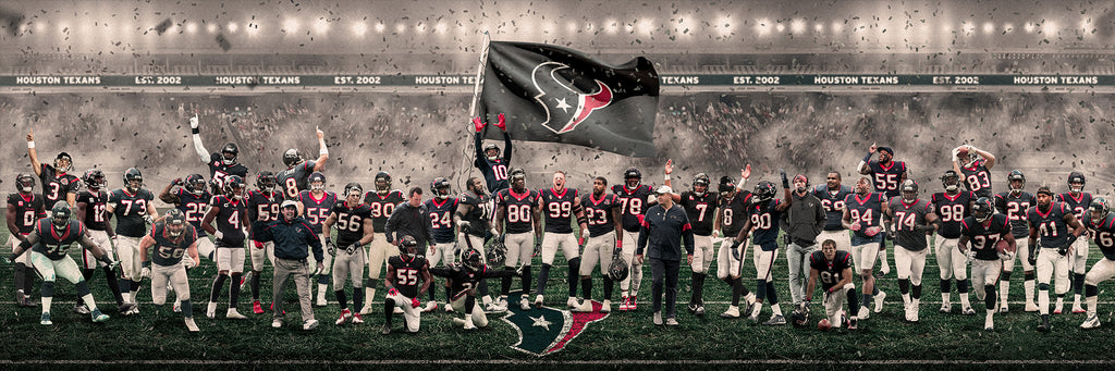 Texans | "Legends of the Past & Present" | FRAMED CANVAS
