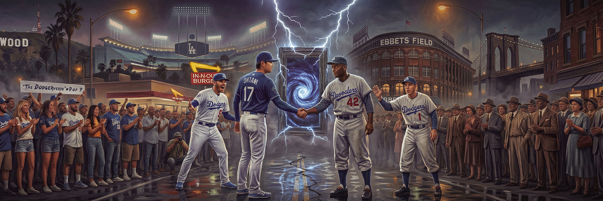"THE DODGERVERSE" | LIMITED EDITION /9 | FINE ART MATTE PRINT | 3 FT LONG * 36"x12"