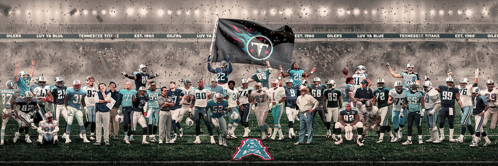 Titans | "Legends of the Past & Present" | FRAMED CANVAS